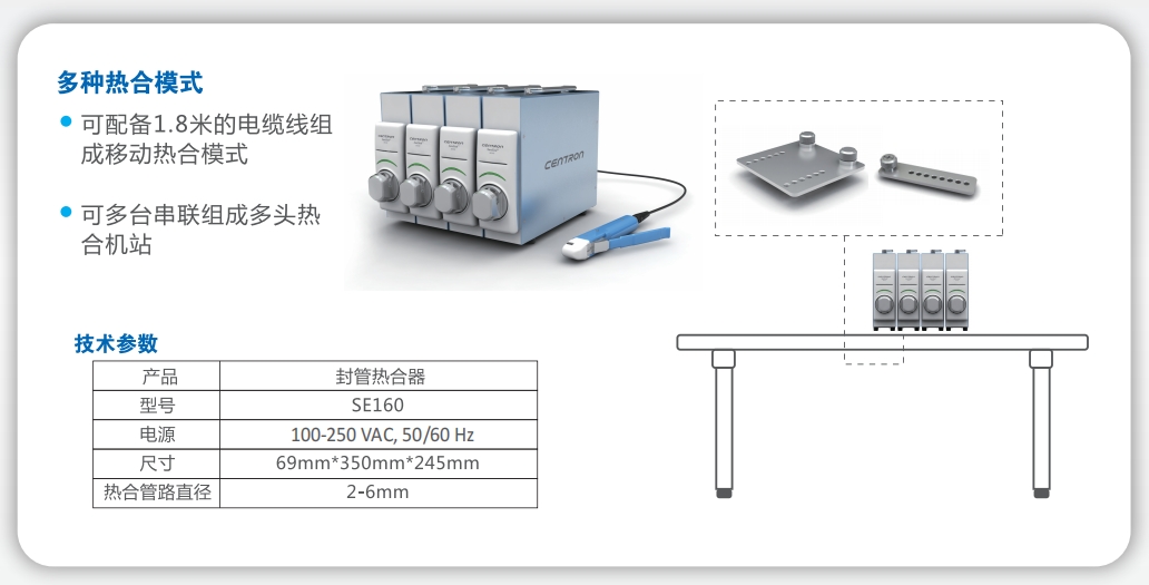 SE160韓國森通封管熱合器 SE160韓國森通封管熱合器